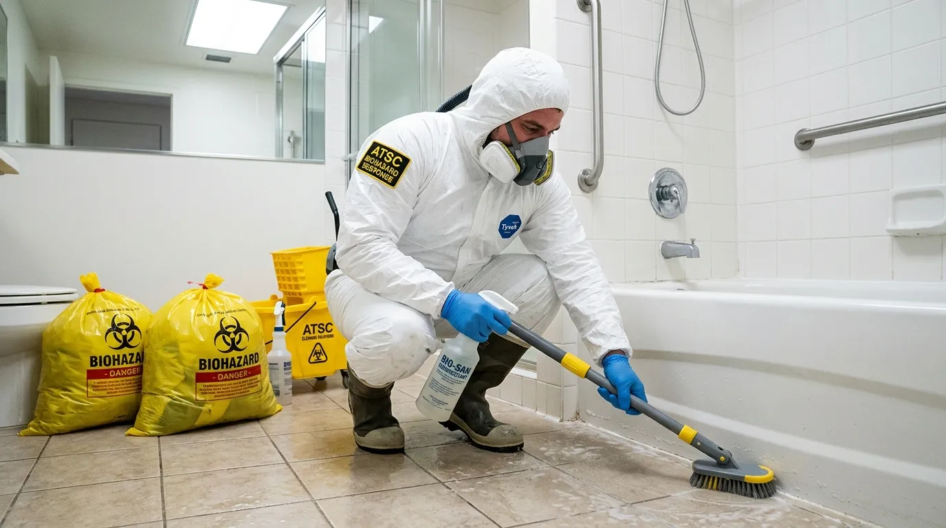 Decontamination equipment deployed for Blood Cleanup in Bailey